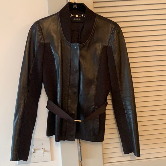 Gucci Jackets & Blazers - Authentic Gucci Leather Jacket